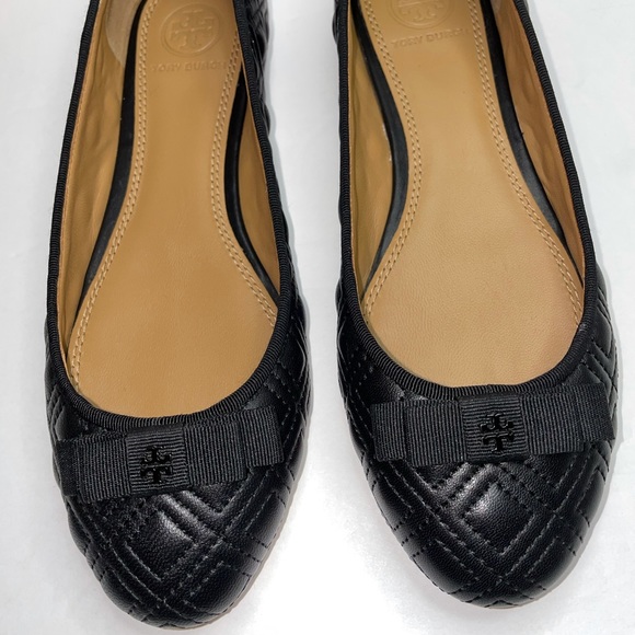 NWB Tory Burch Marion Quilted Ballet Flat Black - Picture 5 of 11